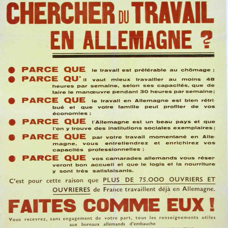 B AFFICHE20  2e Partie L'OCCUPATION RECRUTEMENT POUR LE TRAVAIL EN ALLEMAGNE.tif