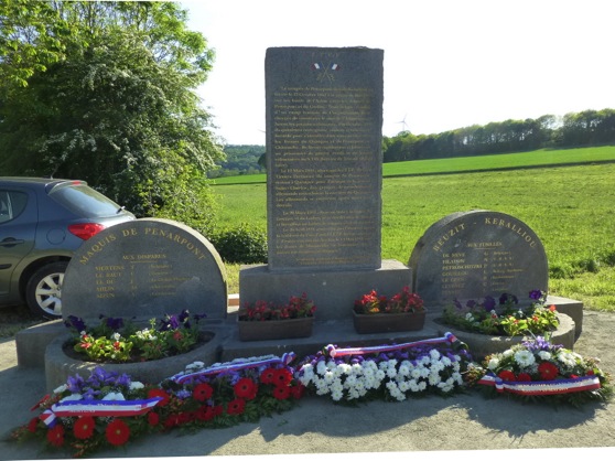 Monument du souvenir- Maquis de  PEN ar PONT